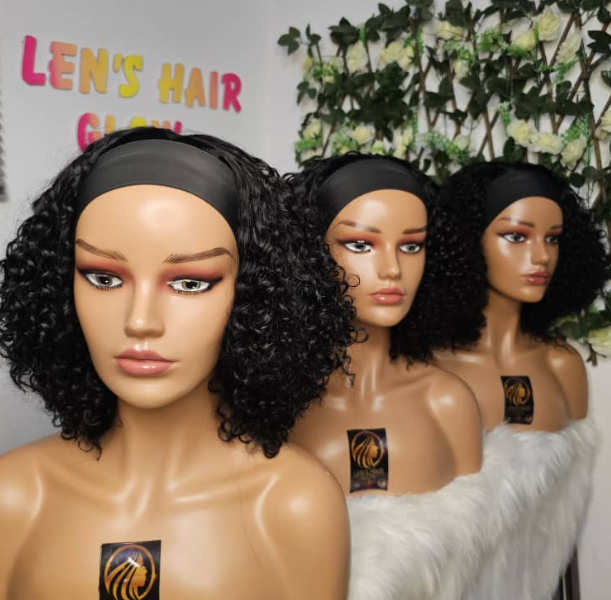12 inch Burmese SSD Curls Headband Wig