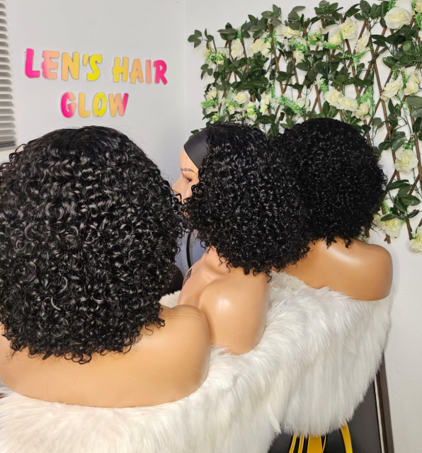 12 inch Burmese SSD Curls Headband Wig